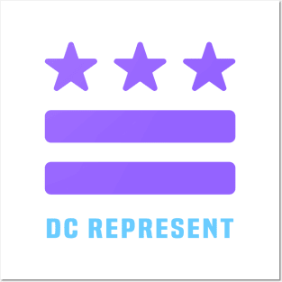 DC REPRESENT (Purple) Posters and Art